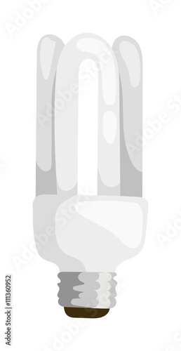 Power save lamp vector illustration.
