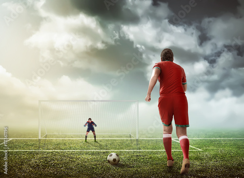 Penalty Kick Concept photo