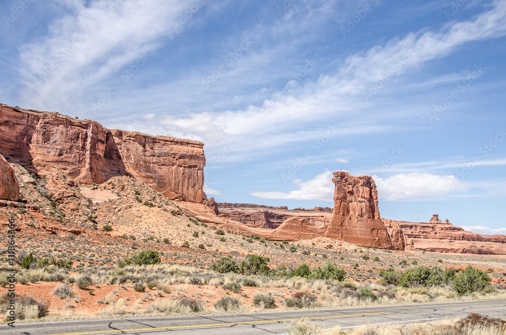 Sheep Rock in Arches National Park Sheep Rock in Arches National Park