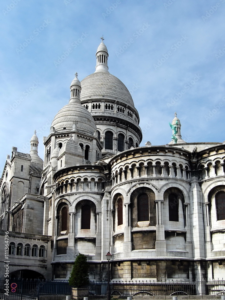 One of the most interesting and famous buildings in Paris, Le Sacre Coeur