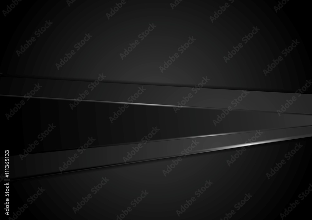 Abstract black stripes corporate background
