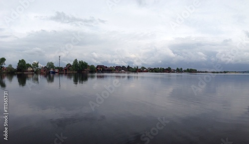 Fototapeta Naklejka Na Ścianę i Meble -  river Volga near Kazan, Russia
