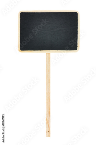 Blank wooden blackboard label , chalkboard label , garden sign a
