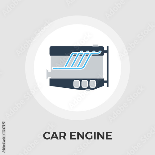 Engine flat icon