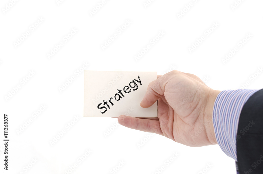 Strategy text concept Strategy text concept