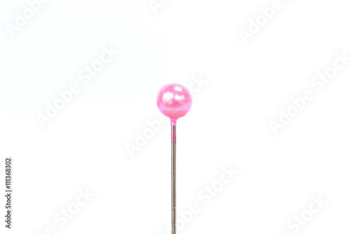 Pink push pins