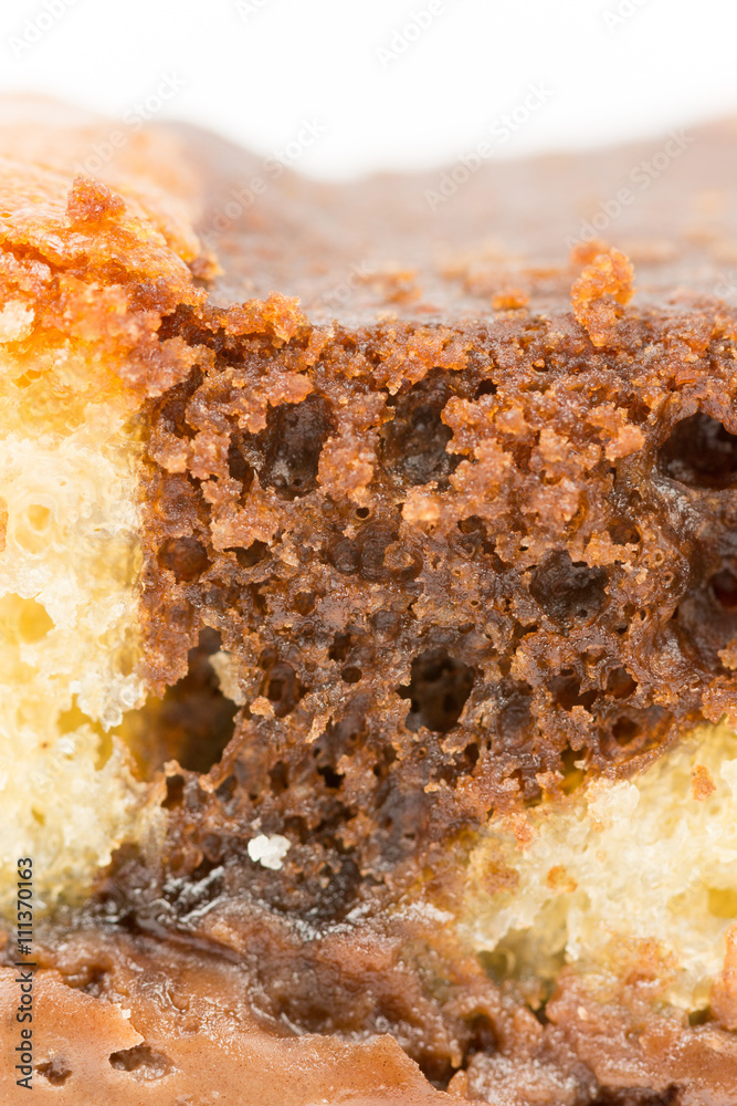 Fototapeta premium Macro chocolate cake batter wallpaper