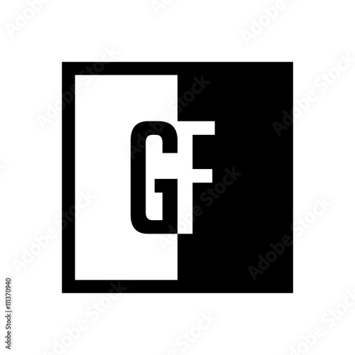 initial square half logo