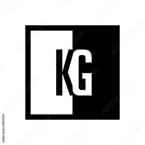 initial square half logo