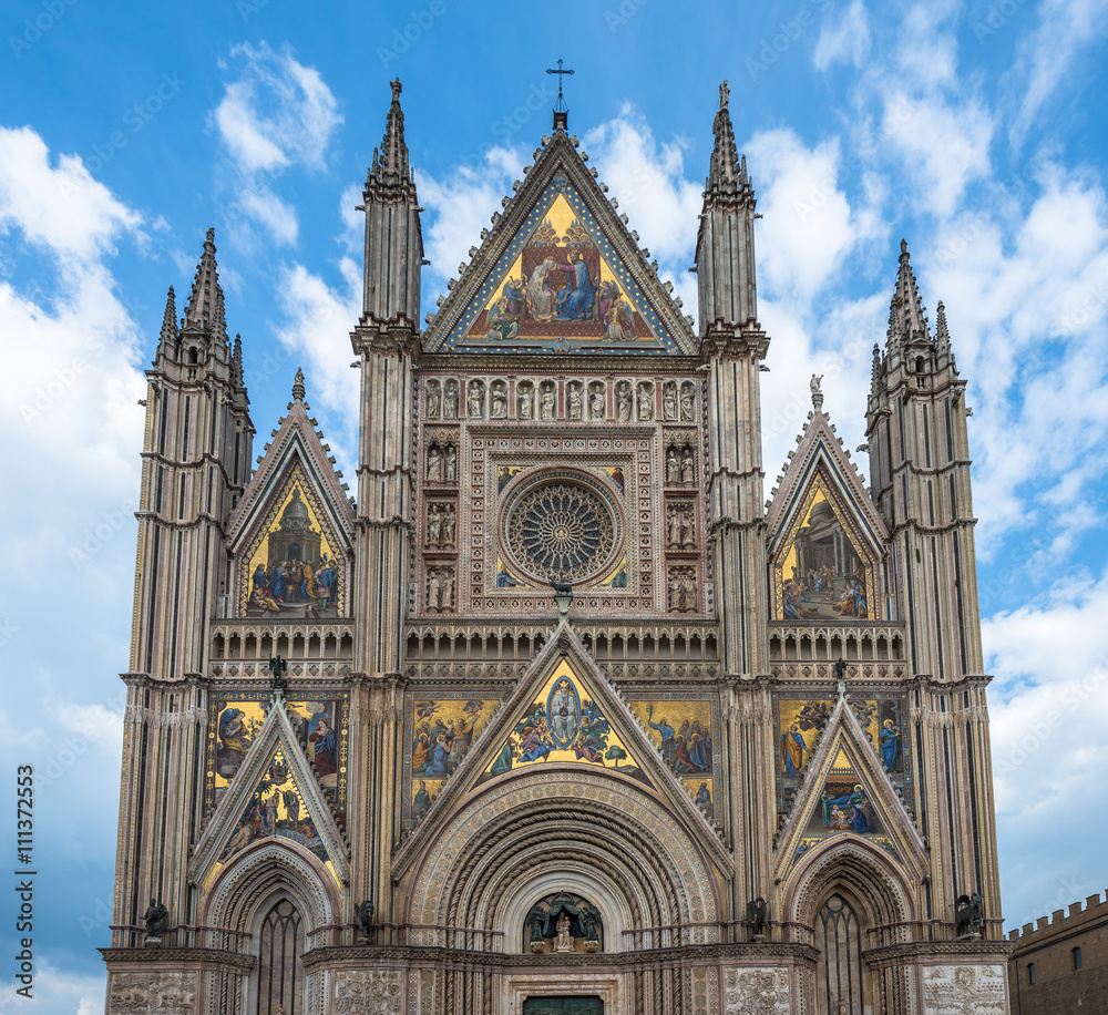 The Cathedral of Orvieto (Duomo di Orvieto), Umbria, Italy