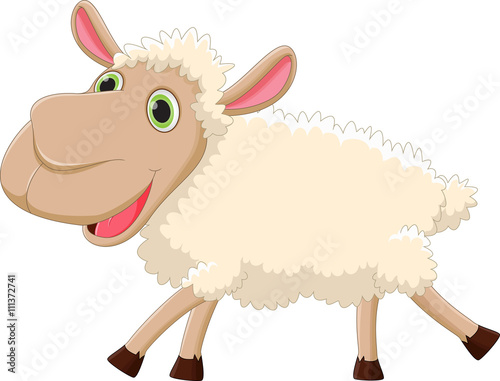 cute sheep cartoon