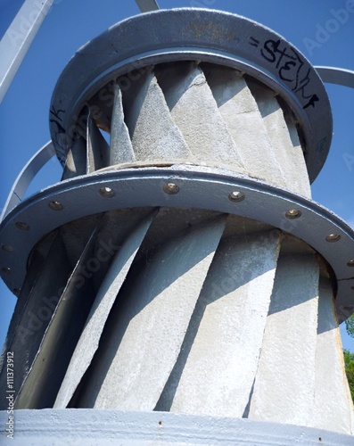 historical water power plant Stvanice in Prague photo