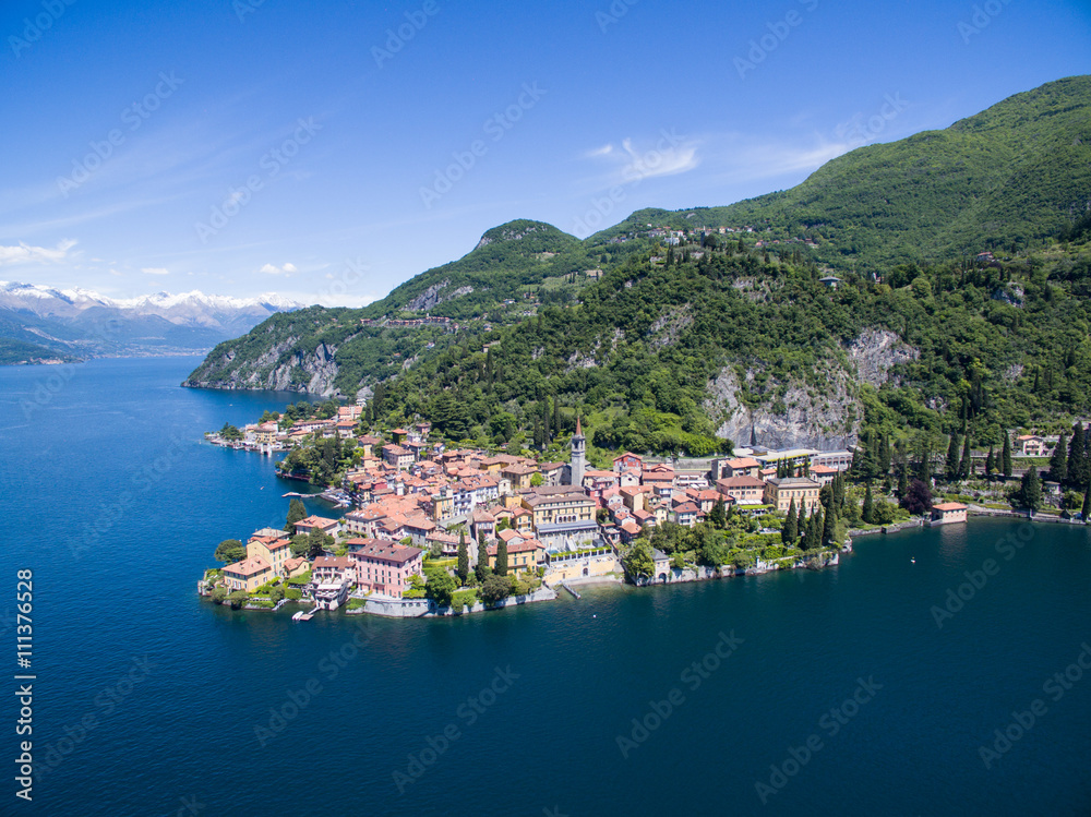 Lago di Como - Aerial view - Varenna