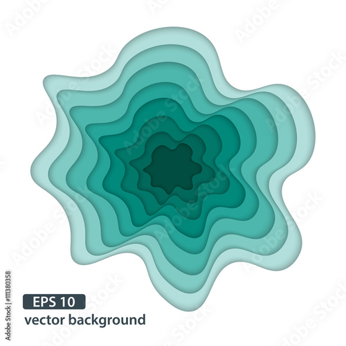 Abstract material layered hole background.