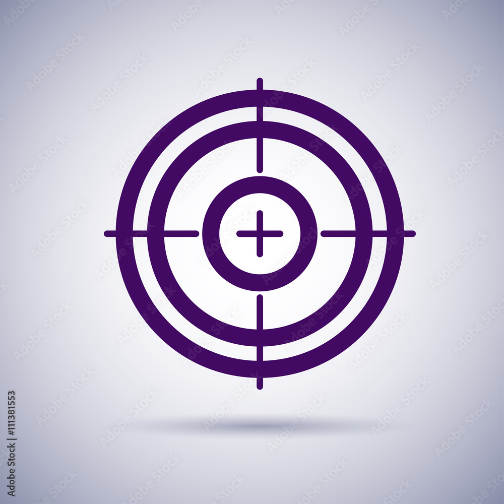 Collection of flat game targets isolated. Crosshair icon. Aim icon. Bullseye sign. Shootimg mark set. Target icon.Computer game element, military concept. Collection of flat game targets isolated. Crosshair icon. Aim icon. Bullseye sign. Shootimg mark set. Target icon.Computer game element, military concept.