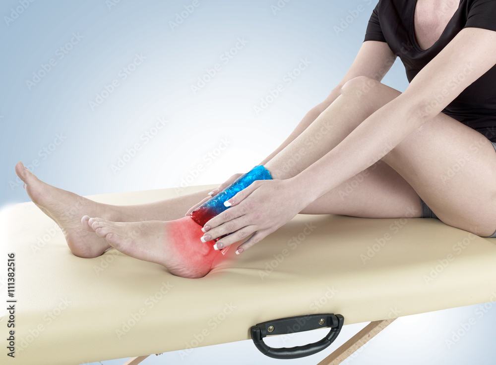 Acute pain in a knee. Acute pain in a knee.