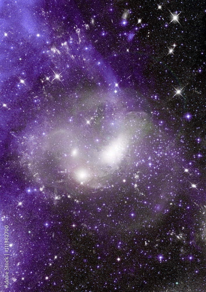 Fototapeta premium galaxy in a free space