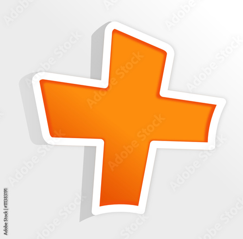 symbole plus signe positif