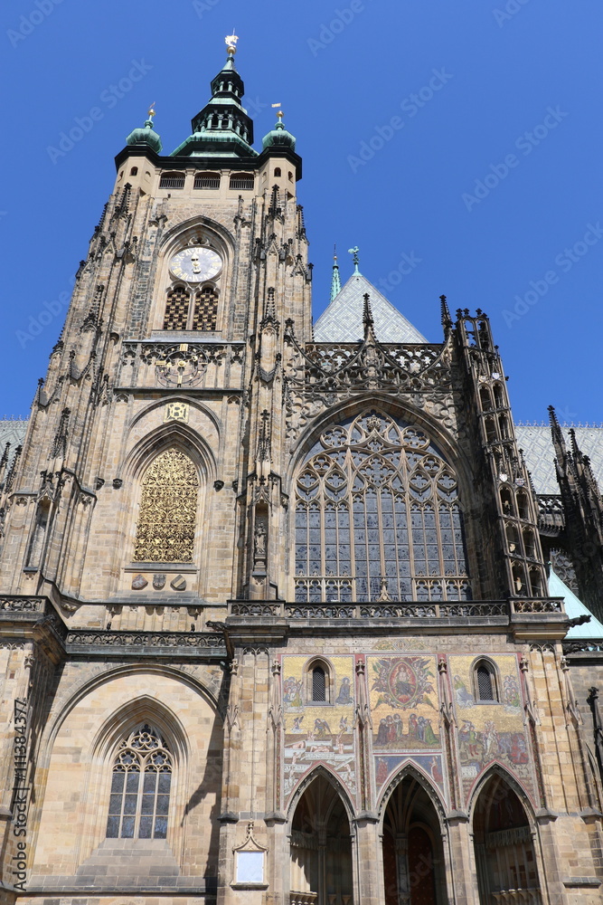 La cathédrale Saint Vitus à Prague