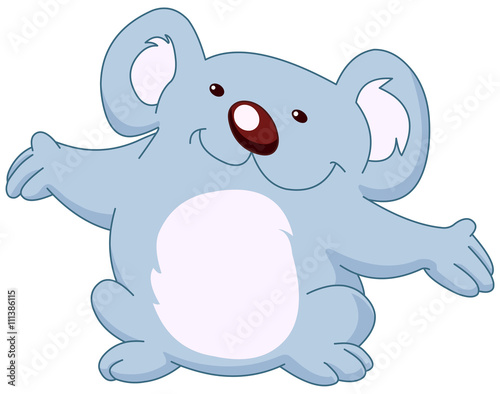 Koala presenting