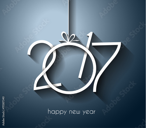 2017 Happy New Year Background for your Flyers and Greetings Card