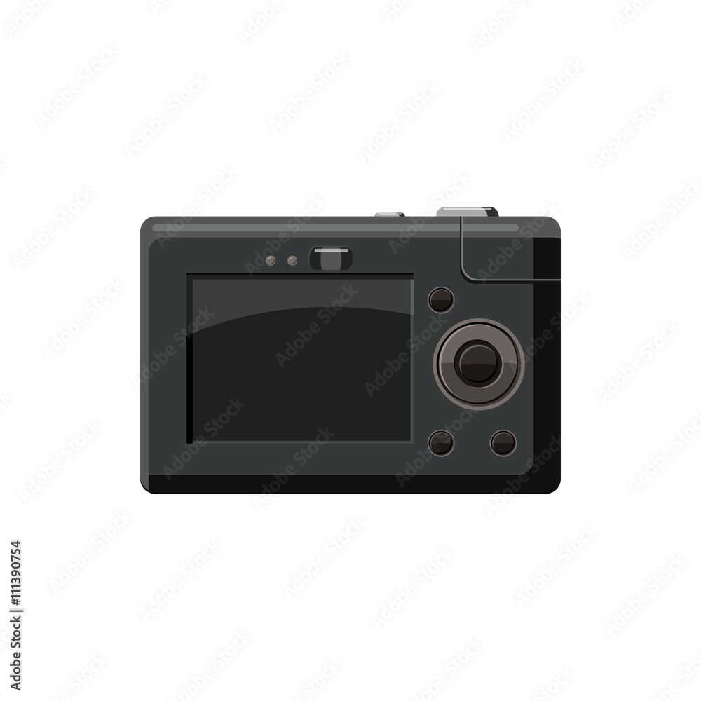 Camera display  icon, cartoon style