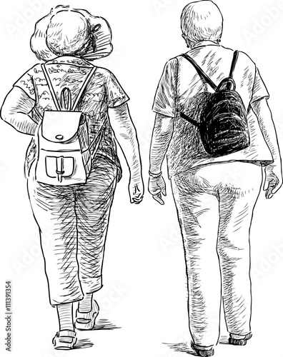 tourists seniors