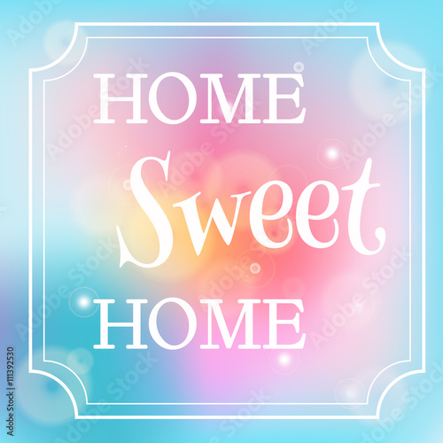 Home sweet illustration