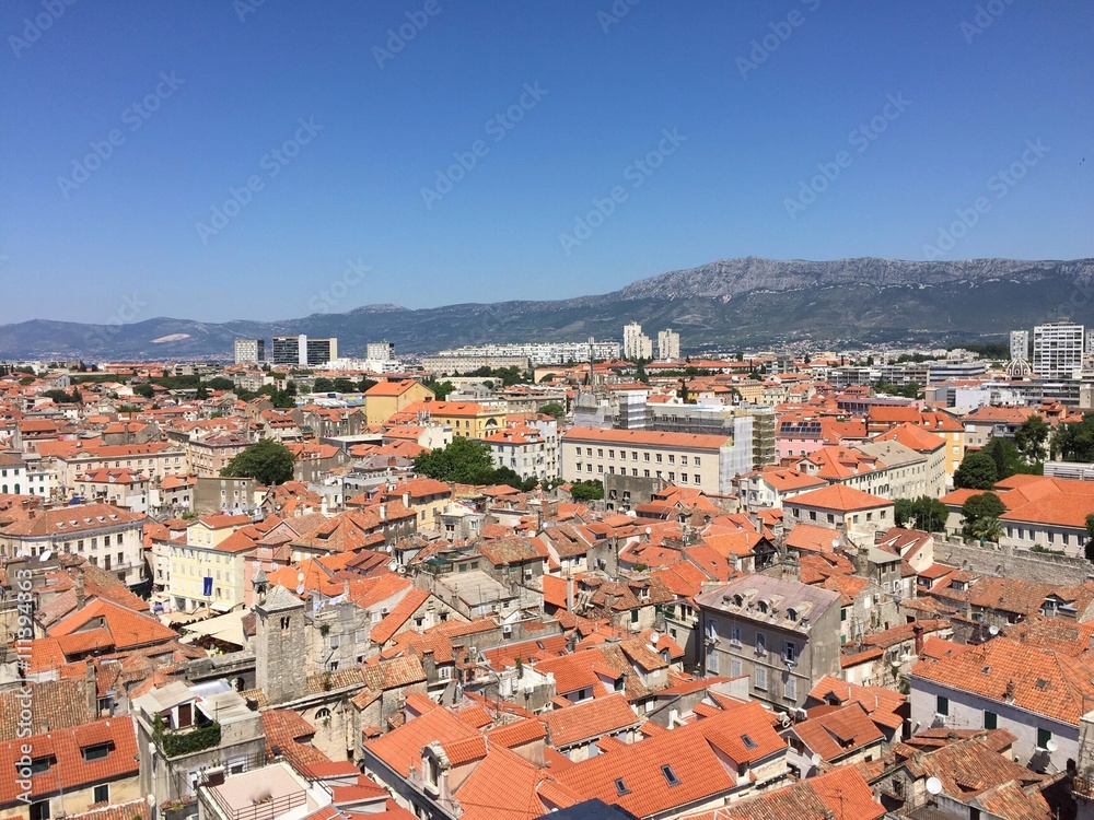 Diocletian Palace in Split, Croatia