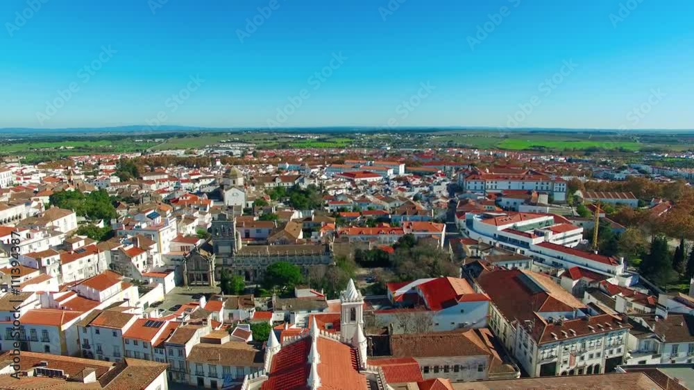 Evora city panoramic aerial view Evora city panoramic aerial view