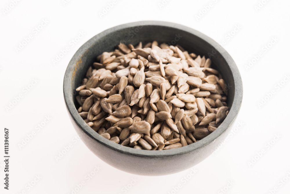 sunflower seeds isolated on white sunflower seeds isolated on white