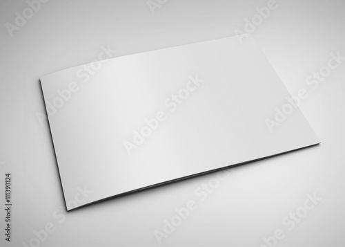 brochure isolated on white background