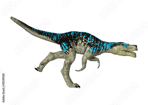 3D Rendering Tyrannosaurus Rex on White © photosvac