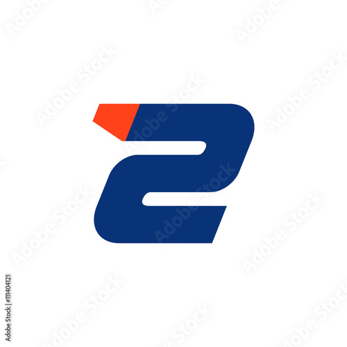 Free Download Number two logo. Run number logo. - GFXLoad