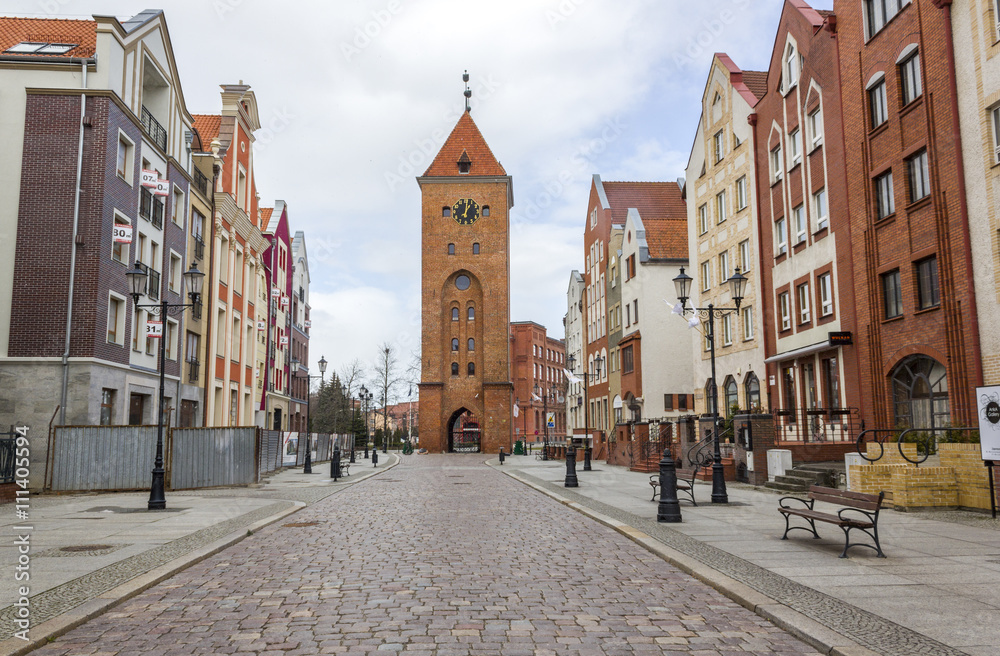 Market Gate in Elblag, Poland