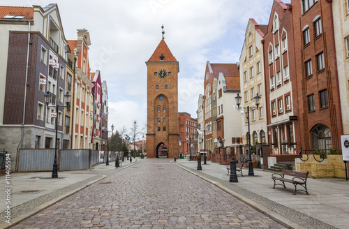 Market Gate in Elblag, Poland