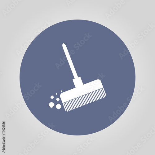 Broom vector icon