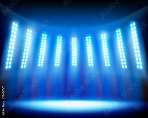 The stadium. Vector illustration.