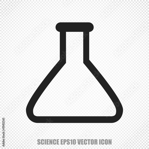 Science vector Flask icon. Modern flat design.