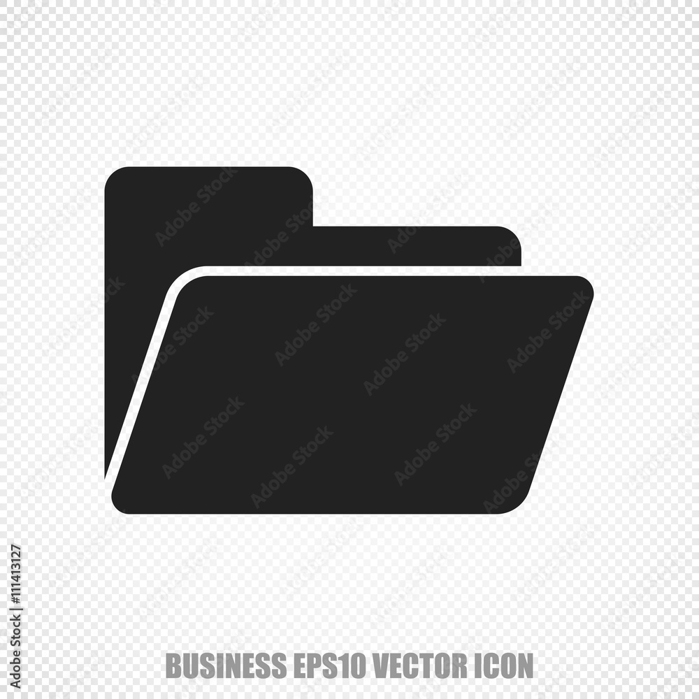 Finance vector Folder icon. Modern flat design. Finance vector Folder icon. Modern flat design.
