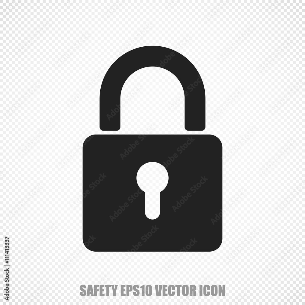 Safety vector Closed Padlock icon. Modern flat design. Safety vector Closed Padlock icon. Modern flat design.