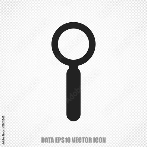 Data vector Search icon. Modern flat design.