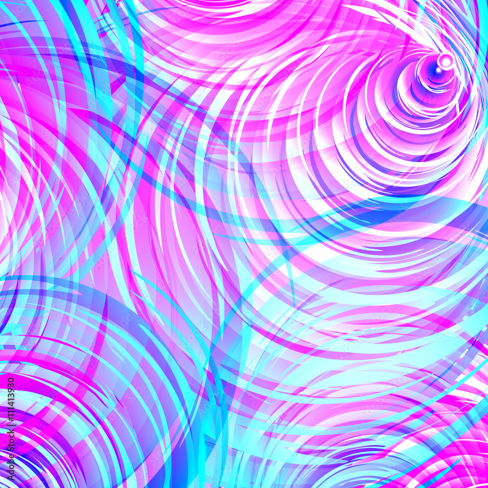 Colorful abstract vortex background. Vector illustration.