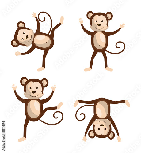 Photography funny monkey design