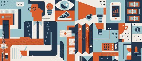 Marketing abstract background