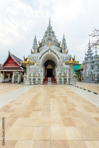 Wat Sanpa Yang Luang, beautiful temple in Lamphun, Thailand.