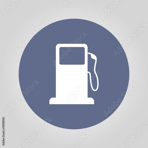 Gasoline pump nozzle sign. Gas station icon.