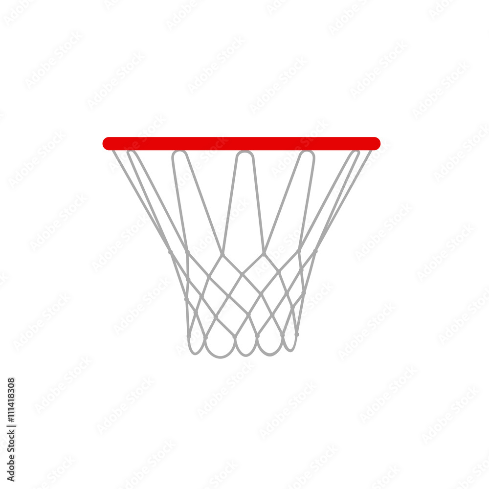 A vector illustration of a basketball rims. A vector illustration of a basketball rims.