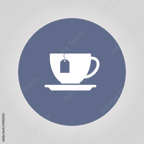 cup with tea bag icon