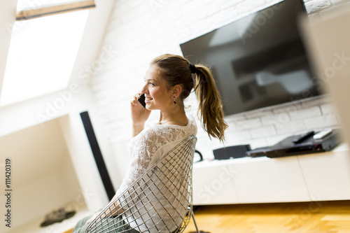 Woman on the phone